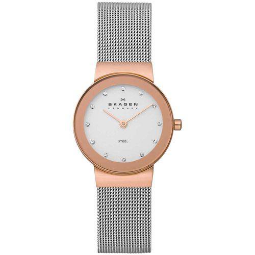 Relógio Skagen Feminino Slim Analógico 358srsc/4bn