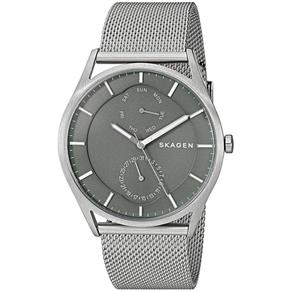 Relógio Skagen Masculino Ref: Skw6383/1kn Slim Multifunção Prateado