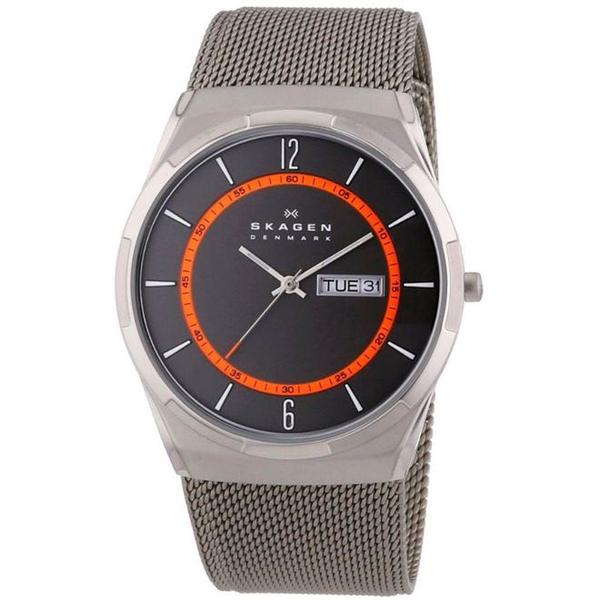 Relógio Skagen Titanium Slim Analógico SKW6007/1PN