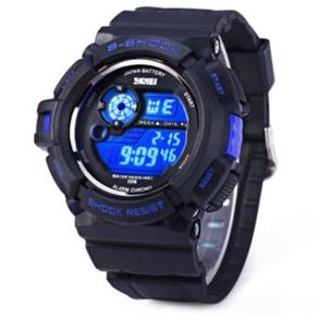 Relógio Skmei 0939 Multifuncional Esporte Digital Led 50m - Azul