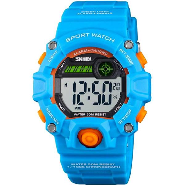 Relógio Skmei Infantil Azul 11667 Digital 5 Atm Acrílico Tamanho Médio
