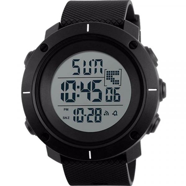 Relógio Skmei Masculino Preto 10971 Digital 5 Atm Acrílico Tamanho Grande