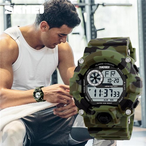 Relógio SKMEI Militar G-Shock Digital Prova D'água.