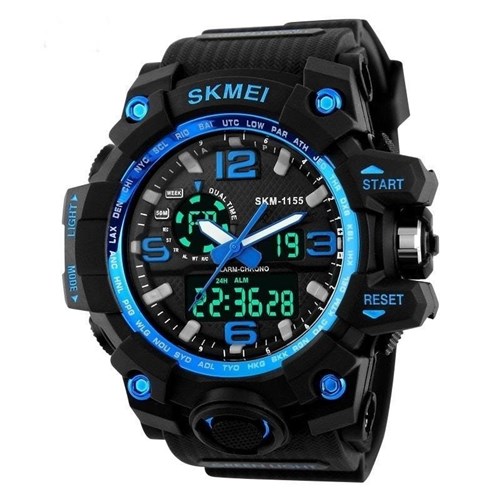 Relógio Skmei Shock Indestructible (Azul)