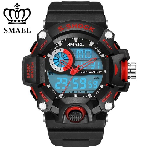 Relógio Smael S-Shock - Ws1385 (Vermelho)