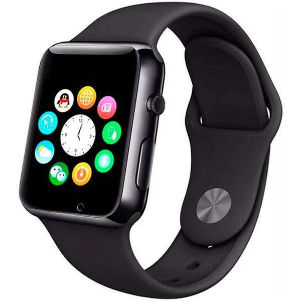 Relógio Smart Watch A1 Bluetooth Chip Android S7 Preto