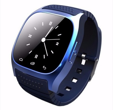 Relógio Smart Watch Bluetooth M26s Azul Ios