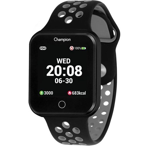 Relogio Smart Watch Champion Unissex Ch50006d Preto C/ Preto