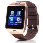 Relogio Smart Watch Dz09 Android Chip Bluetooth Dourado