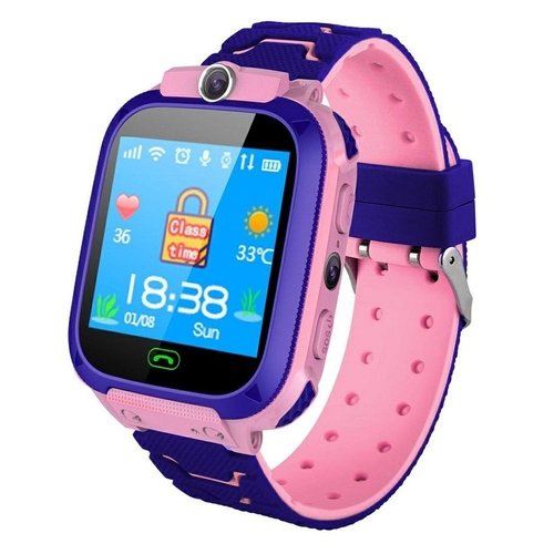 Relógio Smart Watch Kids com Gps Lanterna Chat Direto Câmera ROSA - Bqfast