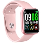 Relógio Smart Watch P90 Bluetooth Fitness Tracker Rosa