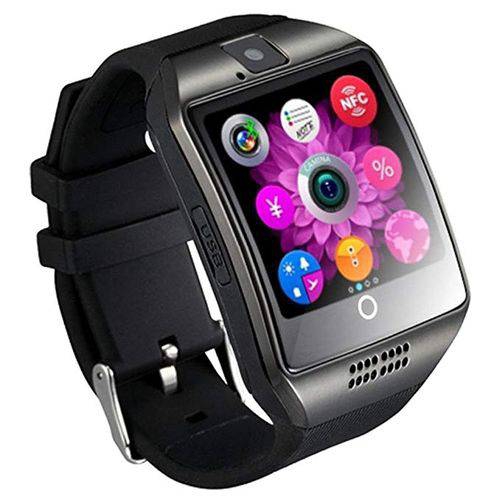 Relógio Smart Watch Q18 Curvo Chip Celular Android - Bcs