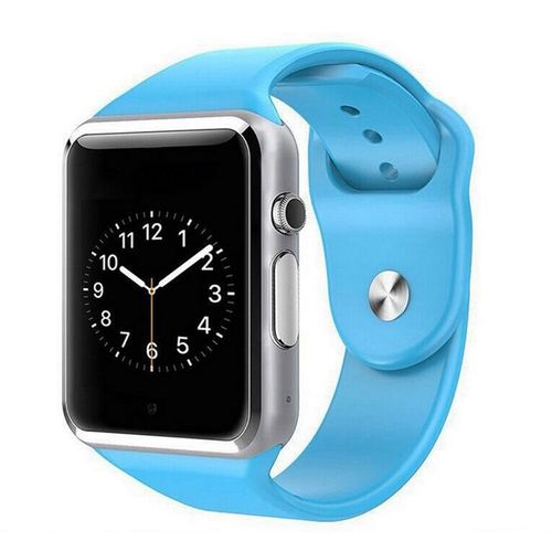 Relógio Smartwatch A1 Azul com Prata