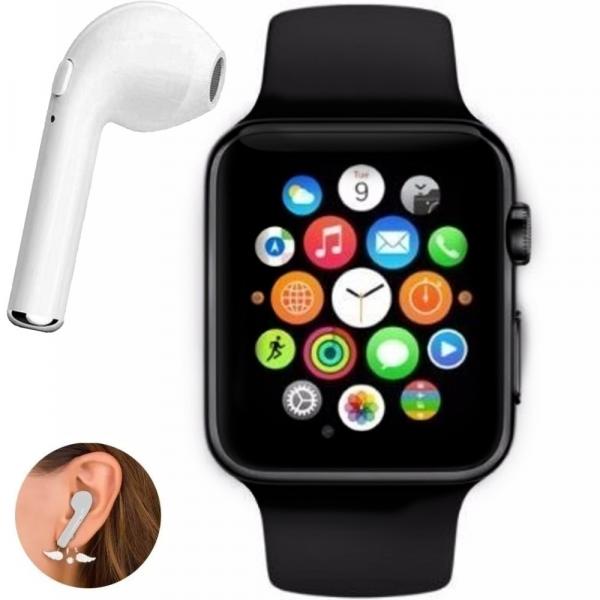 Relógio Smartwatch A1 Bluetooth Chip Ios Fone Ouvido I7 - Leticia Ap Bonfim