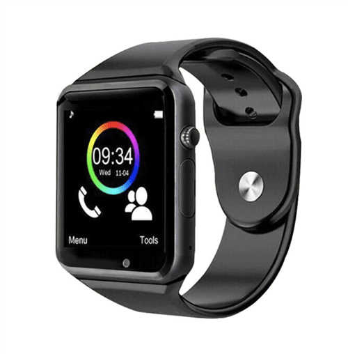 Relógio Smartwatch A1 com Câmera (Preto)