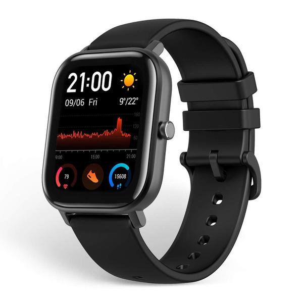 Relógio Smartwatch Amazfit GTS Obsidian Black (Preto) 44mm A1914 - Xiaomi