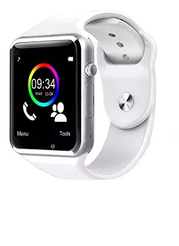 Relógio Smartwatch Android Alerta Whatsapp Bluetooth Branco