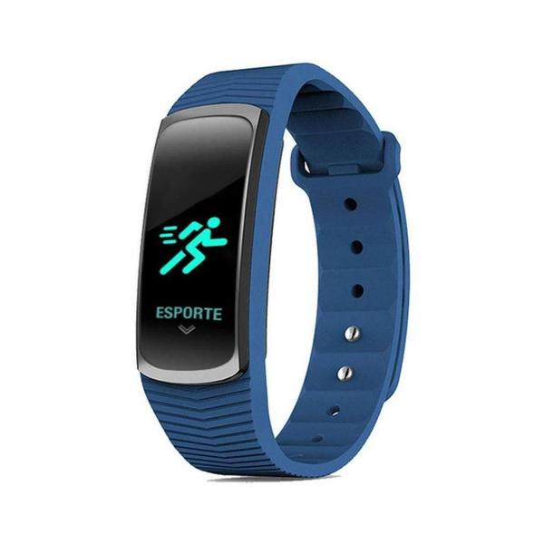 Relogio Smartwatch Azul e Preto Mormaii Esportivo MOB3AB/8A