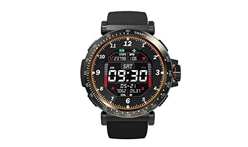 Relógio Smartwatch Blitzwolf BW-AT1, com Sensor de Batimentos Cardíacos, à Prova D'água - Preto