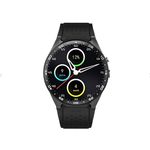 Relógio Smartwatch Bluetooth Kw88 Android 5.1 3G Chip Tela Amoled 400x400 Kingwear 4Gb Gps Preto