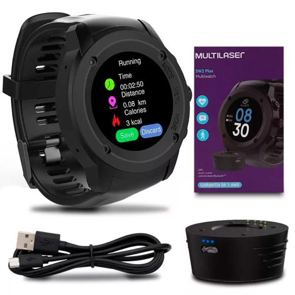 Relógio Smartwatch Bluetooth Touch Screen Multiwatch Plus - Atrio
