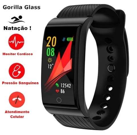 Relógio Smartwatch Bracelet Prova D'água Monitor Cardíaco - Vovpoz