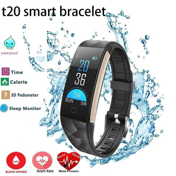 Relógio Smartwatch Bracelet T20 Plus Android E Ios - Preto