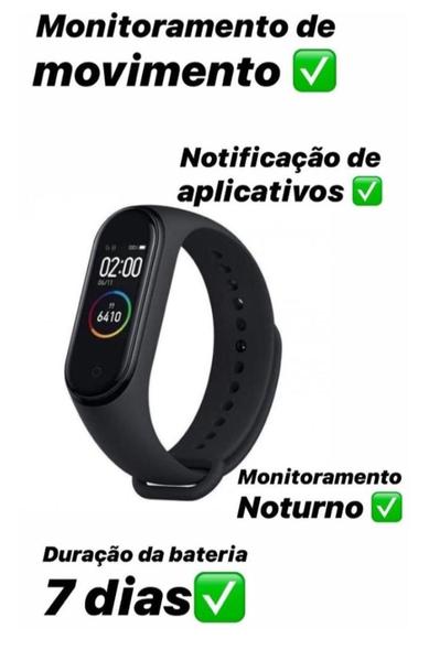 Relógio Smartwatch Bracelete Inteligente M4 - Inova