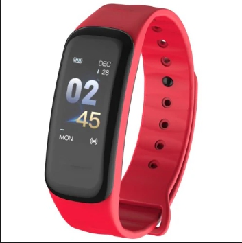 Relógio Smartwatch C1 Plus Monitor Cardíaco Pressão Arterial-vermelho - Import