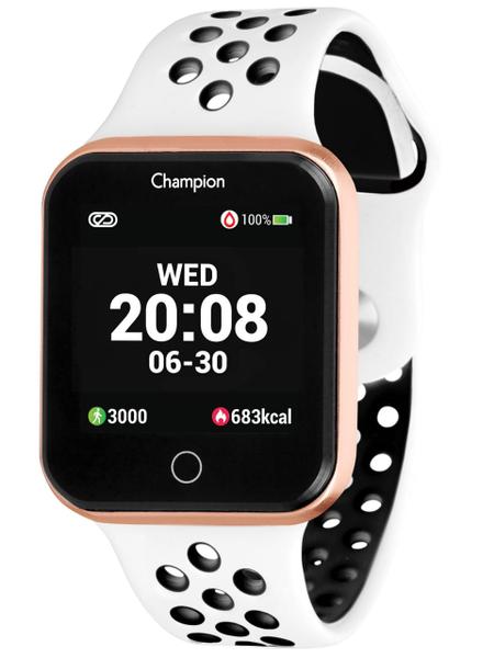 Relógio Smartwatch Champion Bluetooth 4.0 Rosé Pulseira Bran