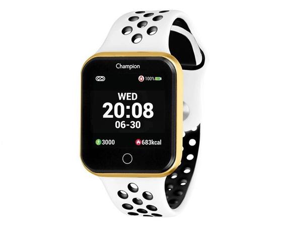 Relógio Smartwatch Champion Ch50006b Branco com Dourado