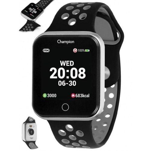 Relógio Smartwatch Champion CH50006C Preto e Cinza