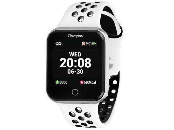 Relógio Smartwatch Champion Ch50006q Branco com Prata