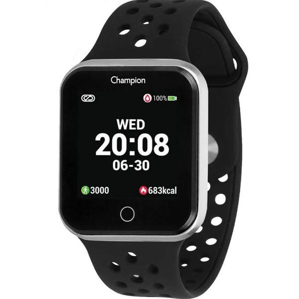 Relógio Smartwatch Champion CH50006T Preto - 512KB