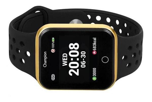 Relógio Smartwatch Champion Ch50006u Preto com Dourado