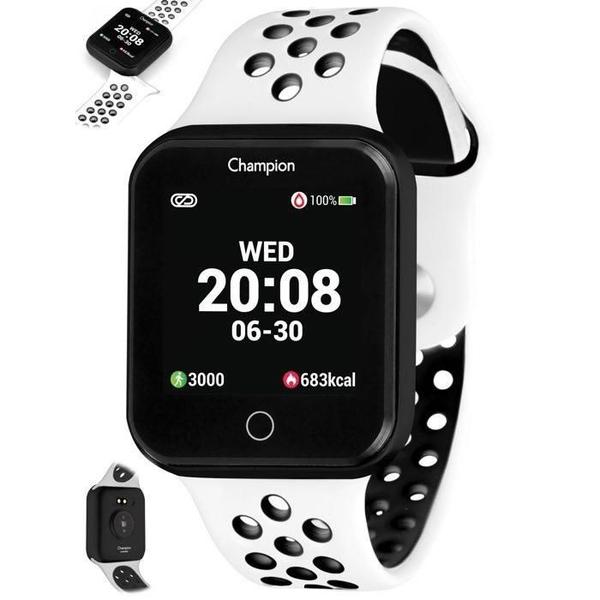 Relógio Smartwatch Champion Ref: Ch50006k Retangular Black