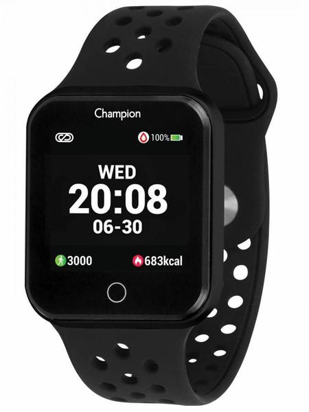 Relógio Smartwatch Champion Unissex Bluetooth Ch50006P - Preto