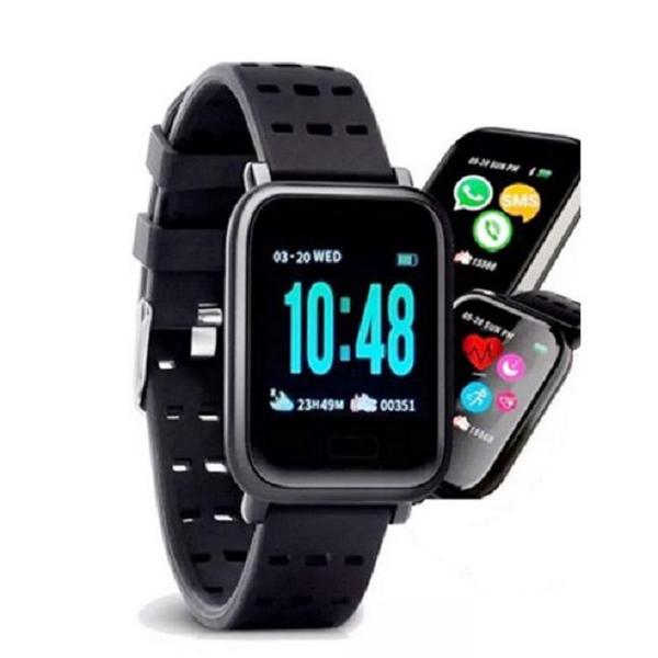 Relógio SmartWatch D33 Facebook Whatsapp Instagran Preto - Concise Fashion Style