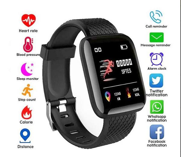 Relógio Smartwatch D13 Android IOS Notificações Bluetooth