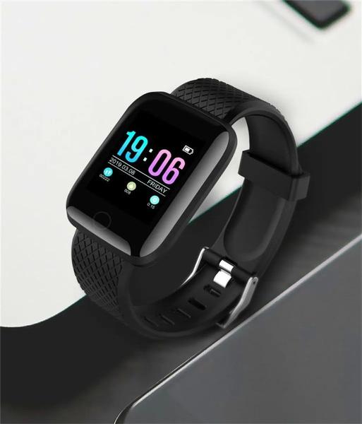 Relogio Smartwatch D13 Android, Notificações Bluetooth e Notificações - Preto - Smart Bracelet