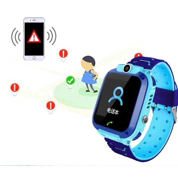 Relógio Smartwatch Digital Infantil Led GPS Presente Dias das Crianças Azul - Import