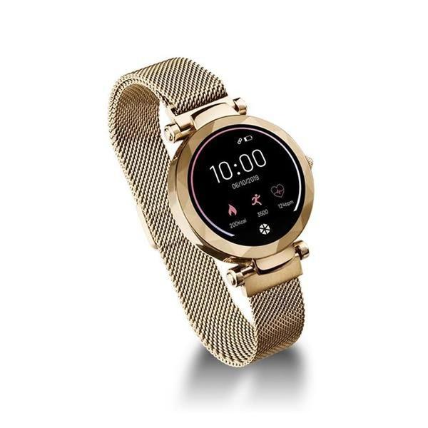 Relógio Smartwatch Dubai ES266 Esportivo One Touch Dourado - Multilaser