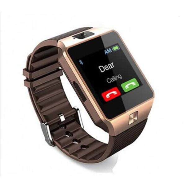 Relogio SmartWatch DZ09 Camera Celular Chip Cartao Musica Android e Ios - Dourado - Smart Bracelet