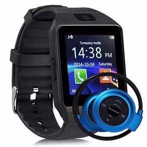 Relógio Smartwatch Dz09 e Mini Fone Bh-503 Bluetooth