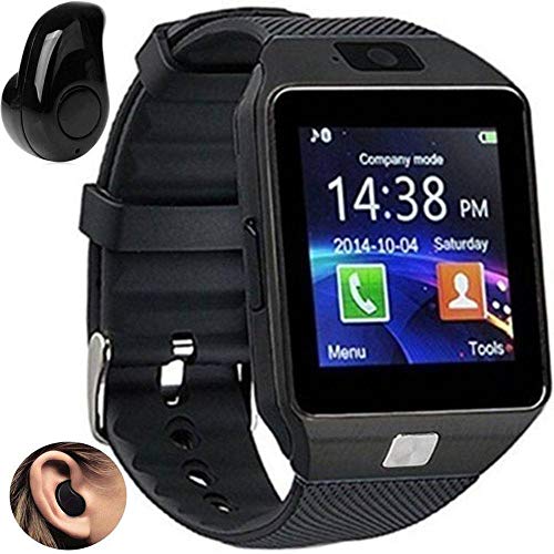 Relógio Smartwatch DZ09 Inteligente Gear Chip Celular Touch + Fone de Ouvido Bluetooth S530 (PRATA)