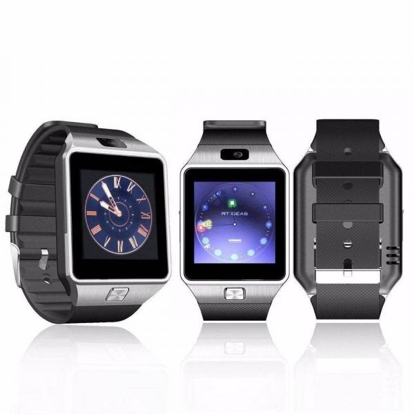Relógio Smartwatch Dz09 Touch Bluetooth Prata - Mega Page
