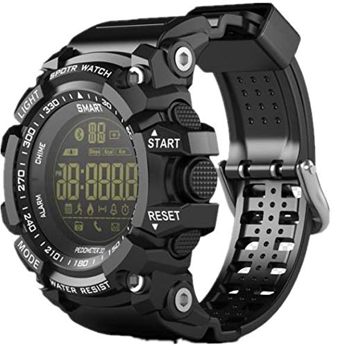 Relógio Smartwatch Ex16 Bluetooth Pedômetro Academia Notificações Bluetooth Android IOS IP67 (PRETO)