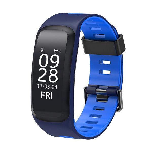 Relógio Smartwatch F4 Monitor Cardíaco Pressão Arterial (Azul) - Woosh
