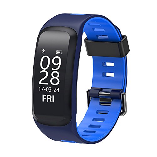 Relógio Smartwatch F4 Monitor Cardíaco Pressão Arterial (Azul)