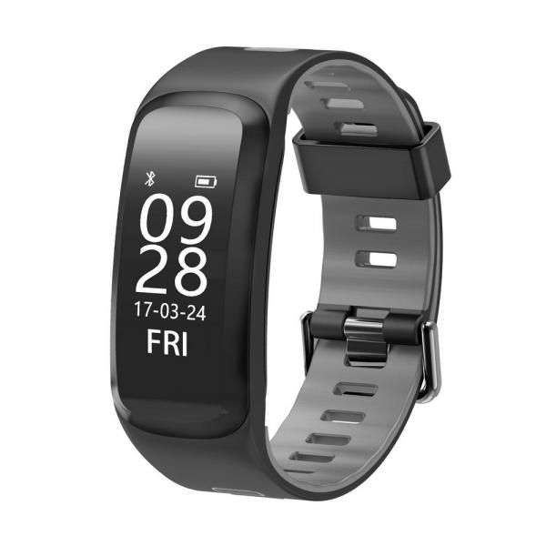 Relógio Smartwatch F4 Monitor Cardíaco Pressão Arterial (Preto) - Woosh